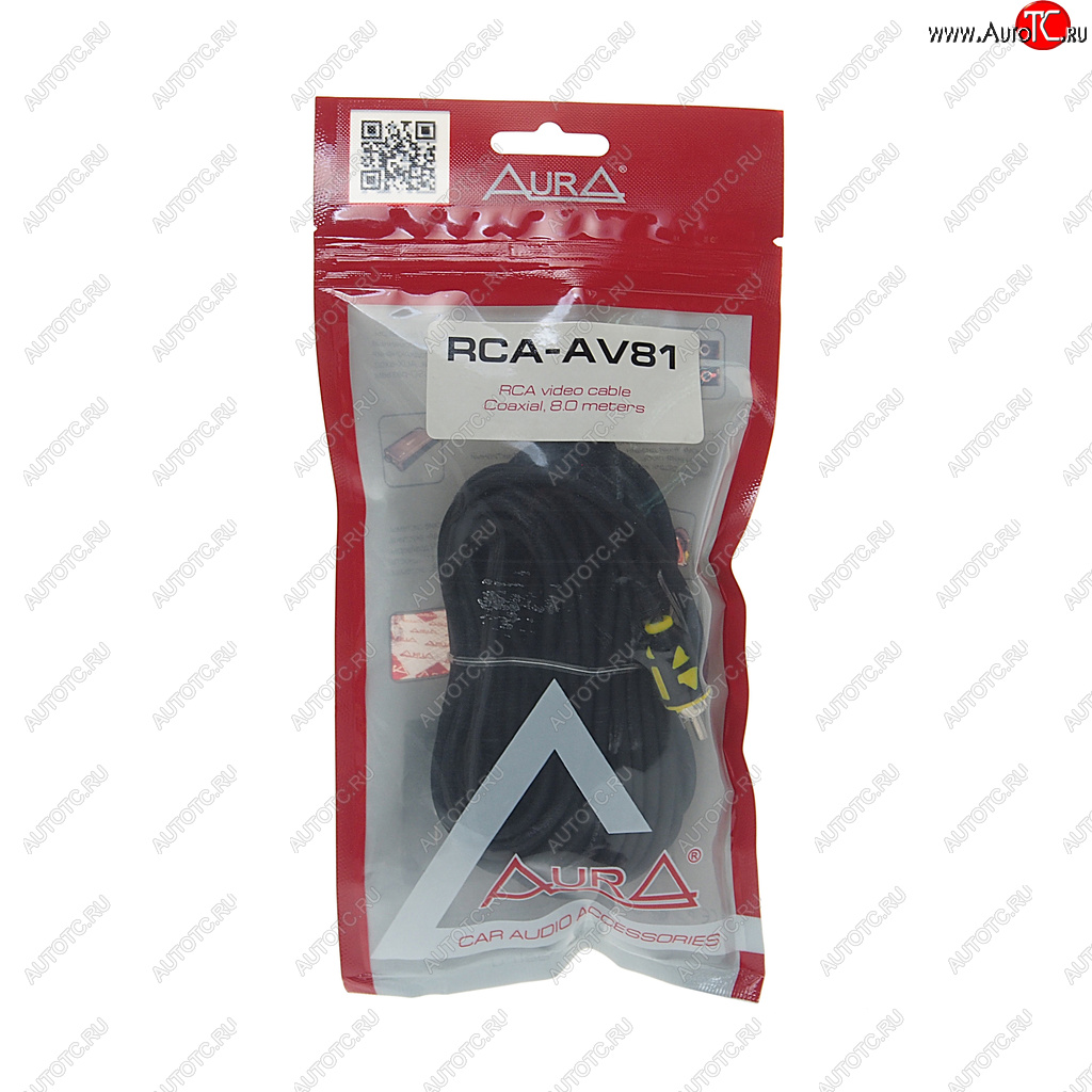 779 р. Кабель RCA 1х1 8м AURA AURA rca-av81  с доставкой в г. Кемерово