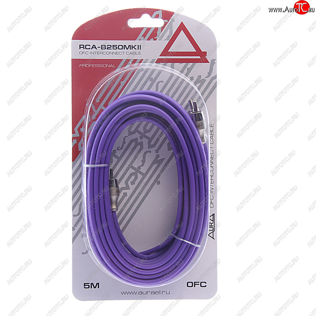1 499 р. Кабель RCA 2х2 5м AURA AURA rca-b250mkii  с доставкой в г. Кемерово