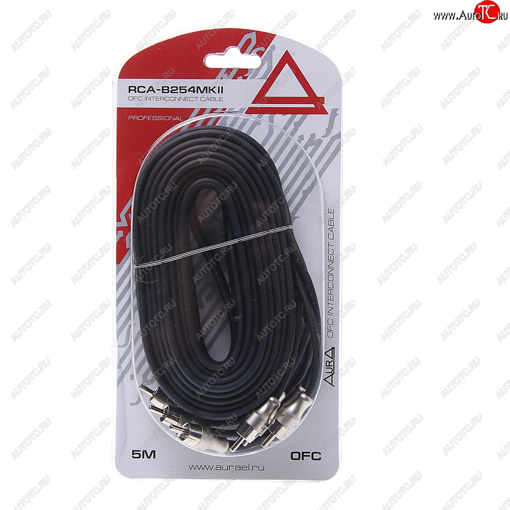 3 069 р. Кабель RCA 4х4 5м AURA AURA rca-b254mkii  с доставкой в г. Кемерово