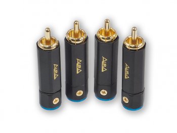 699 р. Штекер RCA комплект 4шт. AURA AURA rca-p613 AURA rca-p613  с доставкой в г. Кемерово. Увеличить фотографию 3