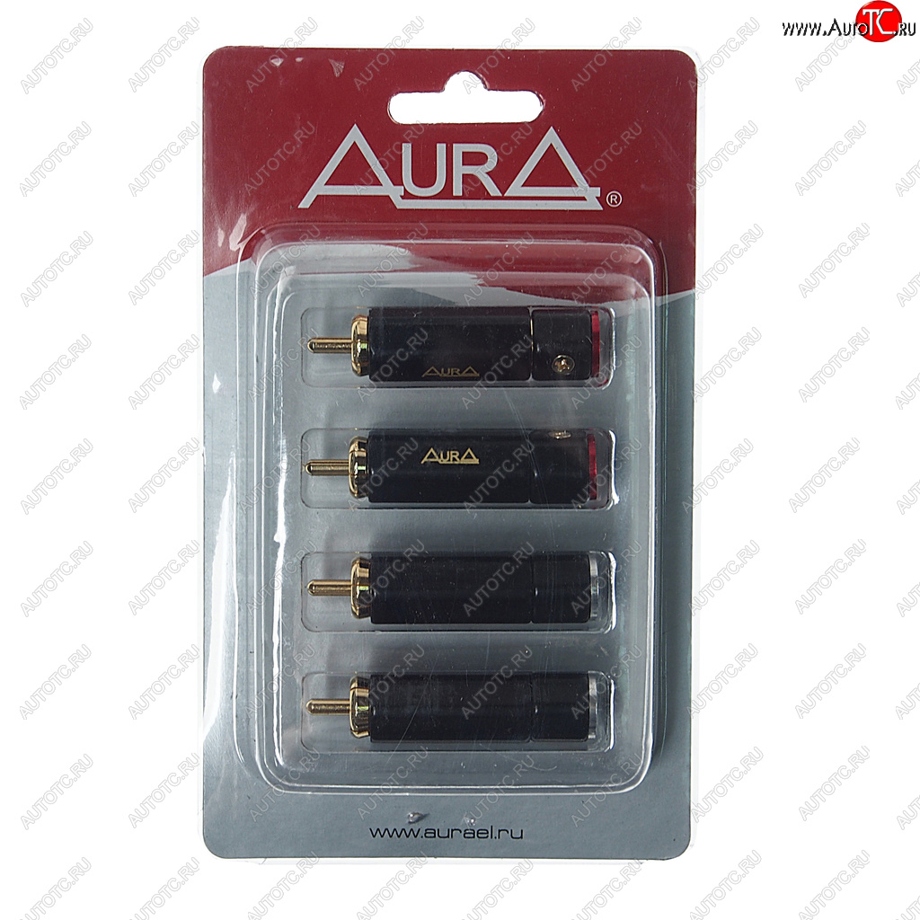 699 р. Штекер RCA комплект 4шт. AURA AURA rca-p613 AURA rca-p613  с доставкой в г. Кемерово