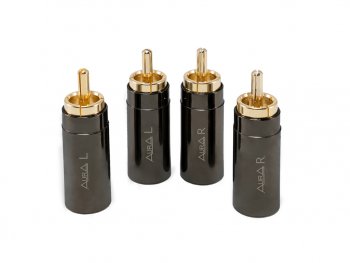 819 р. Штекер RCA комплект 4шт. AURA AURA rca-p618  с доставкой в г. Кемерово. Увеличить фотографию 3