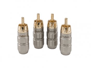 739 р. Штекер RCA комплект 4шт. AURA AURA rca-p619  с доставкой в г. Кемерово. Увеличить фотографию 3
