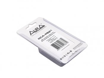 549 р. Переходник RCA-RCA угловой 2шт. AURA AURA rca-p621  с доставкой в г. Кемерово. Увеличить фотографию 3