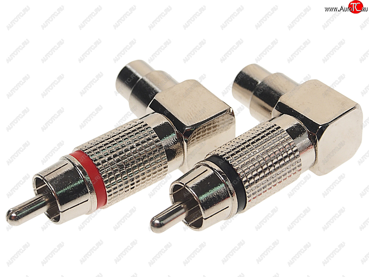 549 р. Переходник RCA-RCA угловой 2шт. AURA AURA rca-p621  с доставкой в г. Кемерово