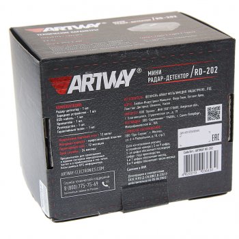 7 999 р. Радар-детектор GPS ARTWAY ARTWAY rd-202 gps  с доставкой в г. Кемерово. Увеличить фотографию 4
