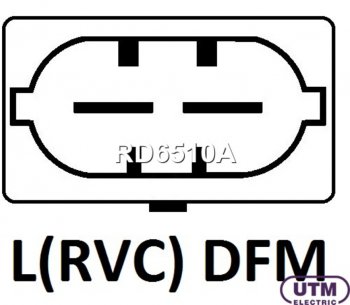 2 489 р. Реле регулятор CHEVROLET Cruze (09-) напряжения генератора UTM UTM rd6510a  с доставкой в г. Кемерово. Увеличить фотографию 3