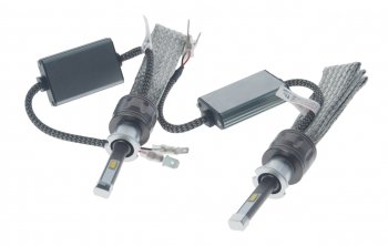 4 749 р. Лампа светодиодная 12V H3 PK22s 7000Lm (2шт.) Type F RECARVER RECARVER rectfled0h3-6canbus  с доставкой в г. Кемерово. Увеличить фотографию 2