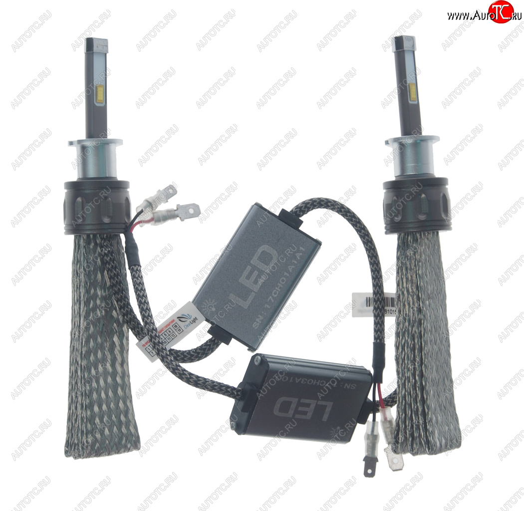 4 749 р. Лампа светодиодная 12V H3 PK22s 7000Lm (2шт.) Type F RECARVER RECARVER rectfled0h3-6canbus  с доставкой в г. Кемерово