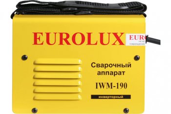 4 899 р. Аппарат сварочный 5.5кВт 10-190А d=2.0-5.0 220В инвертор Eurolux РЕСАНТА РЕСАНТА ресанта iwm-190  с доставкой в г. Кемерово. Увеличить фотографию 6