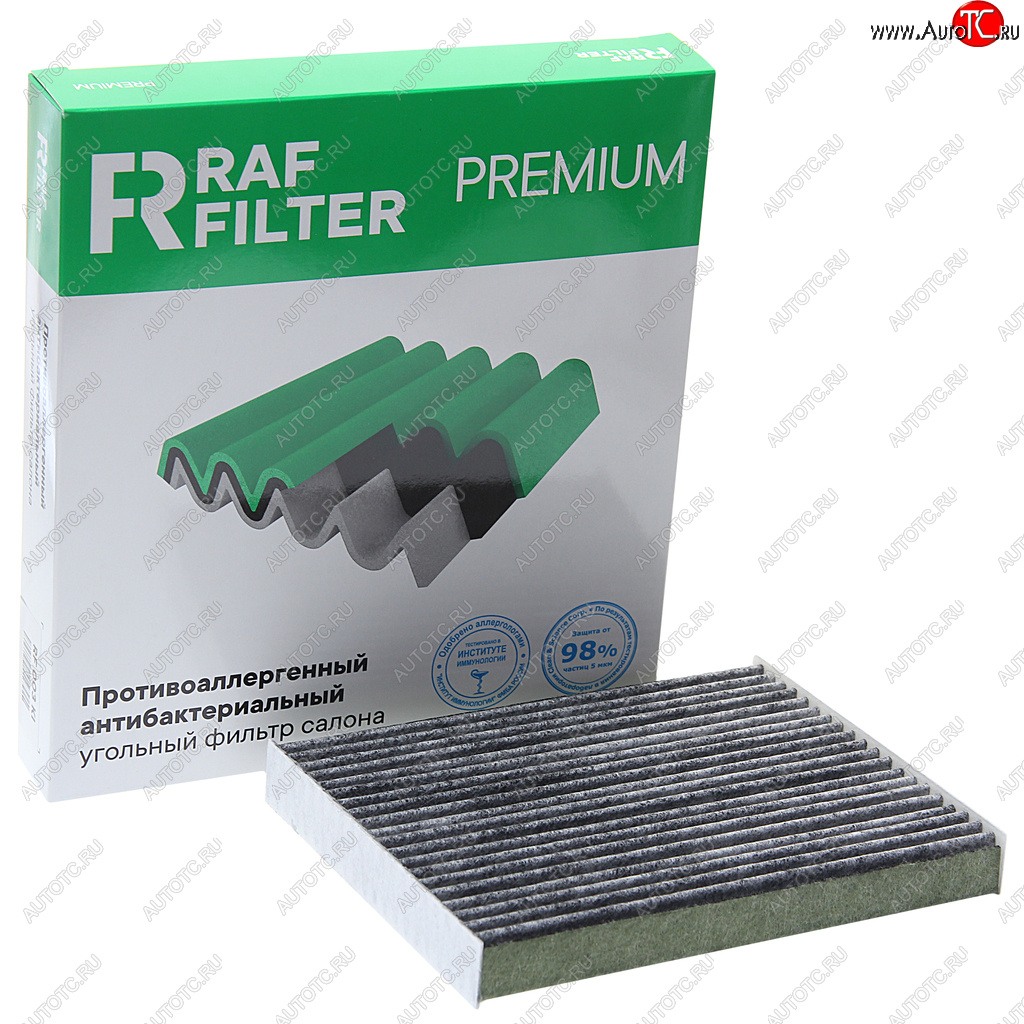 999 р. Фильтр воздушный салона KIA Soul 2 угольный антиаллергенный RAF FILTER RAF FILTER rf003ki  с доставкой в г. Кемерово