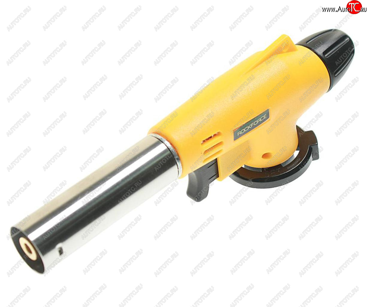 529 р. Горелка газовая под цанговый баллон с пьезоподжигом ROCKFORCE ROCKFORCE rf-175gb  с доставкой в г. Кемерово