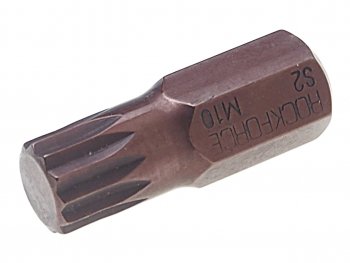 48 р. Бита SPLINE M10х30мм 10мм ROCKFORCE ROCKFORCE rf-1783010pr ROCKFORCE rf-1783010pr  с доставкой в г. Кемерово. Увеличить фотографию 1