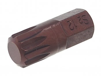 92 р. Бита SPLINE M12х30мм 10мм ROCKFORCE ROCKFORCE rf-1783012pr  с доставкой в г. Кемерово. Увеличить фотографию 1