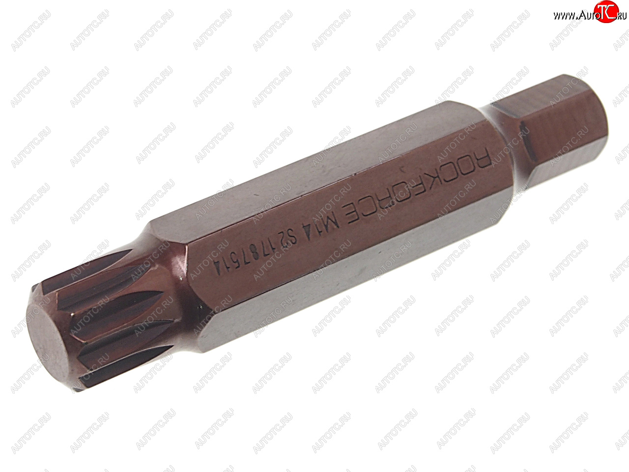 299 р. Бита SPLINE M14х75мм 10мм ROCKFORCE ROCKFORCE rf-1787514pr  с доставкой в г. Кемерово