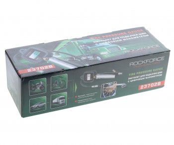 3 899 р. Пистолет для подкачки шин с манометром и шлангом 16Bar ROCKFORCE ROCKFORCE rf-23702b  с доставкой в г. Кемерово. Увеличить фотографию 5