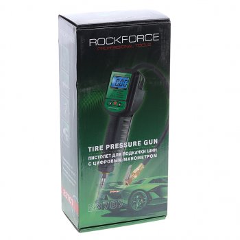4 899 р. Пистолет для подкачки шин с манометром 16Bar со шлангом ROCKFORCE ROCKFORCE rf-23707  с доставкой в г. Кемерово. Увеличить фотографию 5