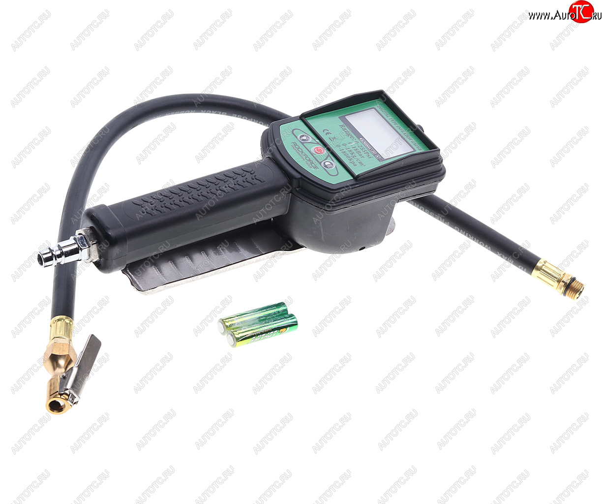 4 899 р. Пистолет для подкачки шин с манометром 16Bar со шлангом ROCKFORCE ROCKFORCE rf-23707  с доставкой в г. Кемерово