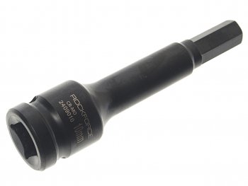 569 р. Бита-головка 12 HEX H10 L=100мм ударная ROCKFORCE ROCKFORCE rf-2409010  с доставкой в г. Кемерово. Увеличить фотографию 1