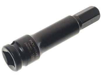 569 р. Бита-головка 12 HEX H14 L=100мм ударная ROCKFORCE ROCKFORCE rf-2409014  с доставкой в г. Кемерово. Увеличить фотографию 1