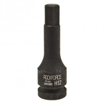 339 р. Бита-головка 12 HEX H12 L=79мм ударная ROCKFORCE ROCKFORCE rf-24407812mpb  с доставкой в г. Кемерово. Увеличить фотографию 1