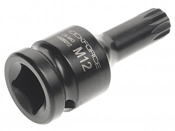 399 р. Бита-головка 12 SPLINE M12 ударная ROCKFORCE ROCKFORCE rf-24806012  с доставкой в г. Кемерово. Увеличить фотографию 2