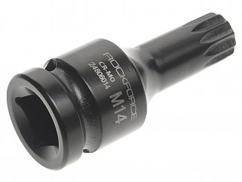 399 р. Бита-головка 12 SPLINE M14 ударная ROCKFORCE ROCKFORCE rf-24806014  с доставкой в г. Кемерово. Увеличить фотографию 2