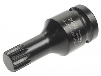 399 р. Бита-головка 12 SPLINE M14 ударная ROCKFORCE ROCKFORCE rf-24806014  с доставкой в г. Кемерово. Увеличить фотографию 1