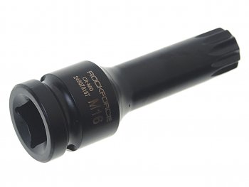 399 р. Бита-головка 1/2 SPLINE M16 с отверстием ударная глубокая ROCKFORCE ROCKFORCE rf-24807816t ROCKFORCE rf-24807816t  с доставкой в г. Кемерово. Увеличить фотографию 2