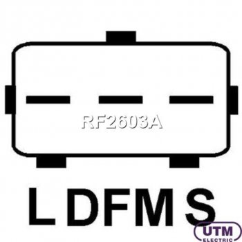 1 799 р. Реле регулятор напряжения FORD Maverick (01-08) UTM UTM rf2603a  с доставкой в г. Кемерово. Увеличить фотографию 3