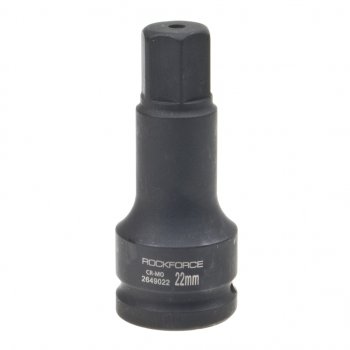 869 р. Головка торцевая 34 22мм ударная удлиненная L=100мм ROCKFORCE ROCKFORCE rf-2649022  с доставкой в г. Кемерово. Увеличить фотографию 1