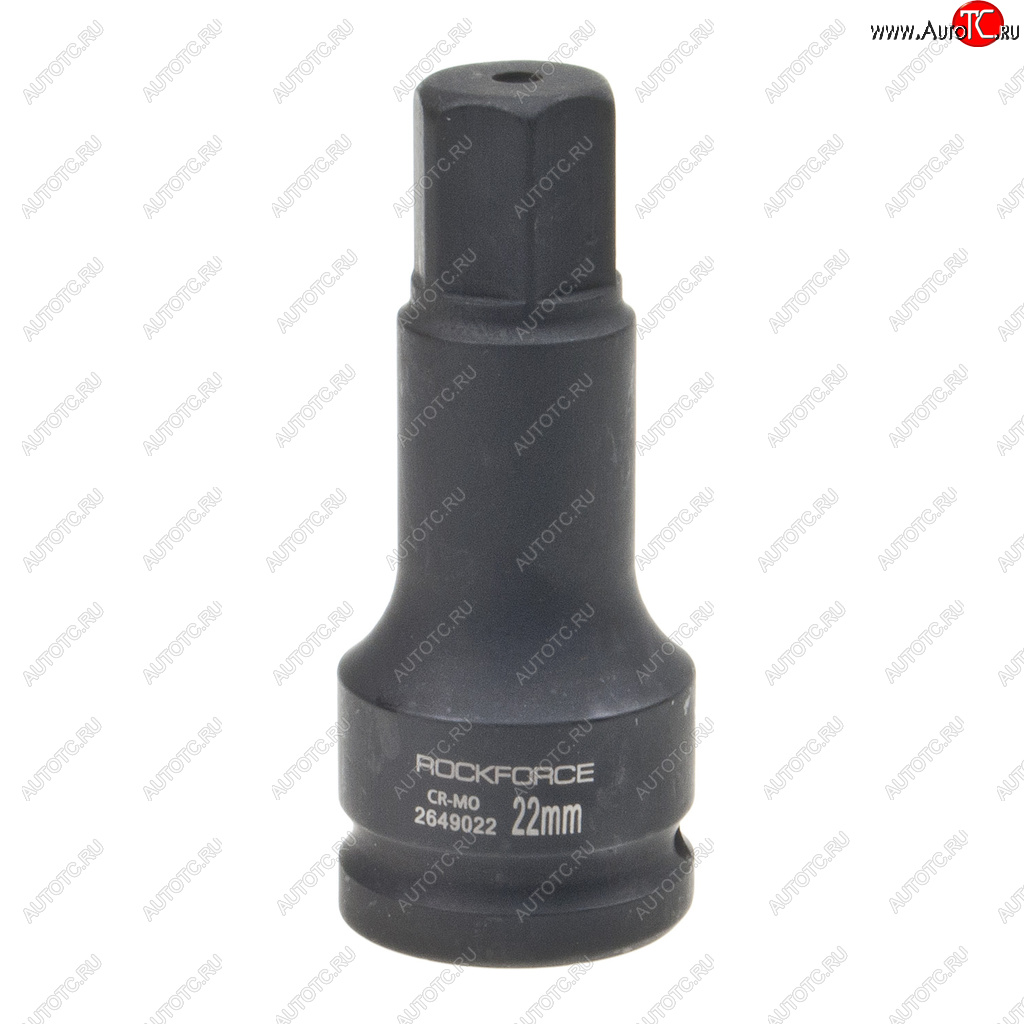 869 р. Головка торцевая 34 22мм ударная удлиненная L=100мм ROCKFORCE ROCKFORCE rf-2649022  с доставкой в г. Кемерово