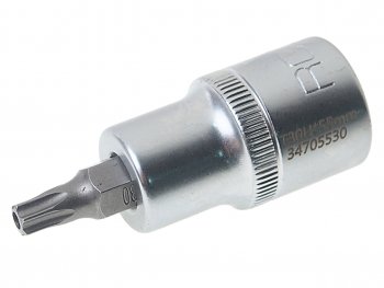 181 р. Бита-головка 12 TORX T30х55мм с отверстием ROCKFORCE ROCKFORCE rf-34705530  с доставкой в г. Кемерово. Увеличить фотографию 1