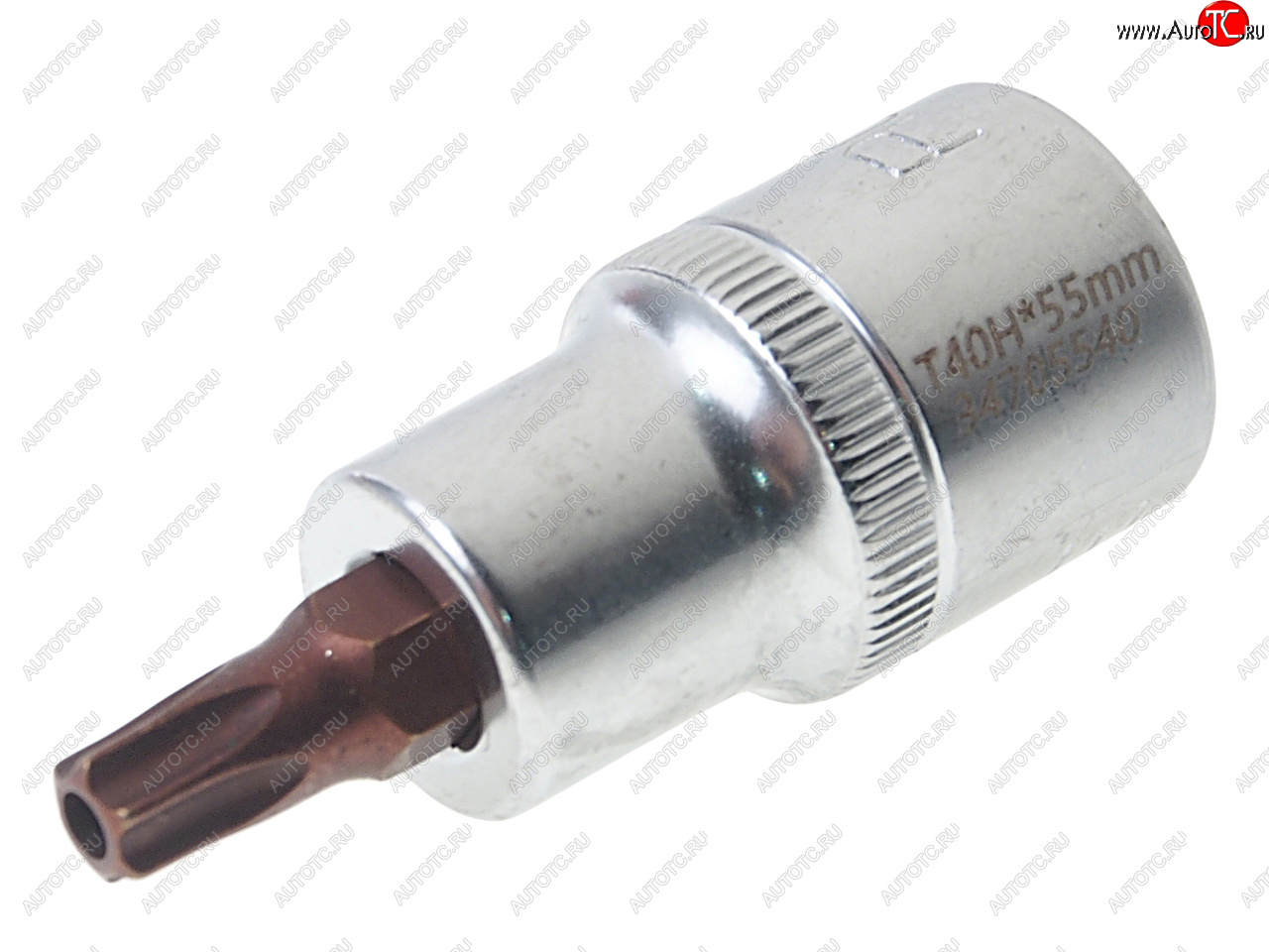 166 р. Бита-головка 1/2 TORX T40х55мм с отверстием Premium ROCKFORCE ROCKFORCE rf-34705540pr ROCKFORCE rf-34705540pr  с доставкой в г. Кемерово