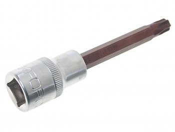 286 р. Бита-головка 12 TORX T45х100мм с отверстием Premium ROCKFORCE ROCKFORCE rf-34710045pr  с доставкой в г. Кемерово. Увеличить фотографию 2