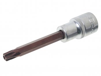 286 р. Бита-головка 12 TORX T45х100мм с отверстием Premium ROCKFORCE ROCKFORCE rf-34710045pr  с доставкой в г. Кемерово. Увеличить фотографию 1