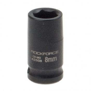 128 р. Головка торцевая 14 8мм ударная L=35мм ROCKFORCE ROCKFORCE rf-42508  с доставкой в г. Кемерово. Увеличить фотографию 1
