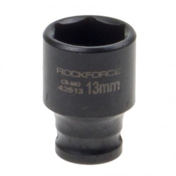 141 р. Головка торцевая 14 13мм ударная L=35мм ROCKFORCE ROCKFORCE rf-42513  с доставкой в г. Кемерово. Увеличить фотографию 1
