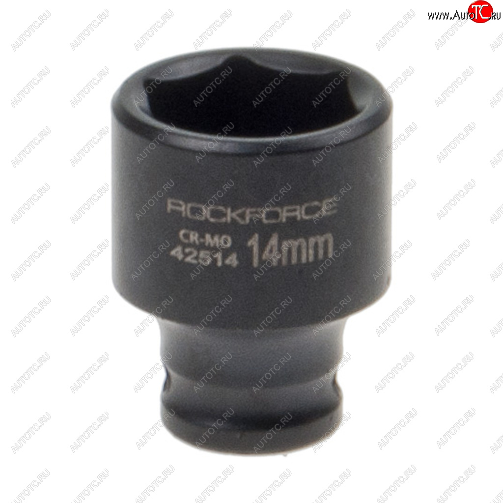 129 р. Головка торцевая 14 14мм ударная L=35мм ROCKFORCE ROCKFORCE rf-42514  с доставкой в г. Кемерово