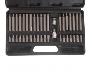 1 999 р. Набор бит 12 38 TORX T20-55 HEX H4-12мм SPLINE M5-12 2 держателя 40 предметов в кейсе ROCKFORCE ROCKFORCE rf-4401  с доставкой в г. Кемерово. Увеличить фотографию 2