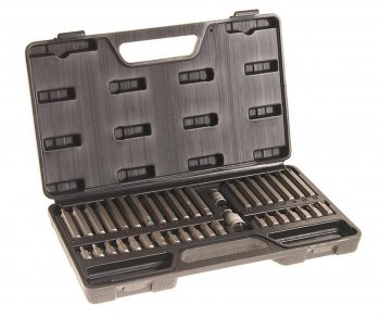 1 999 р. Набор бит 12 38 TORX T20-55 HEX H4-12мм SPLINE M5-12 2 держателя 40 предметов в кейсе ROCKFORCE ROCKFORCE rf-4401  с доставкой в г. Кемерово. Увеличить фотографию 1