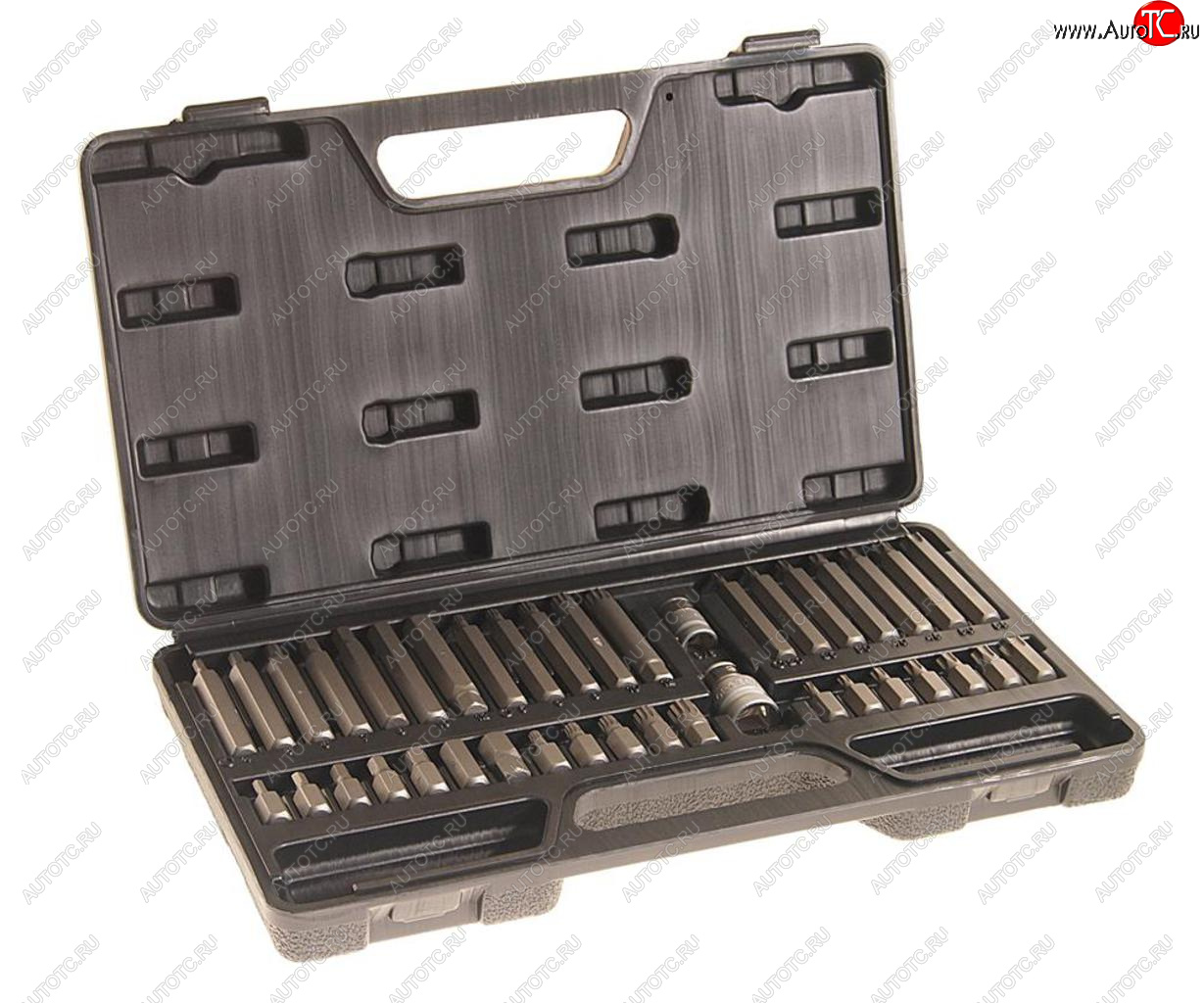 1 999 р. Набор бит 12 38 TORX T20-55 HEX H4-12мм SPLINE M5-12 2 держателя 40 предметов в кейсе ROCKFORCE ROCKFORCE rf-4401  с доставкой в г. Кемерово