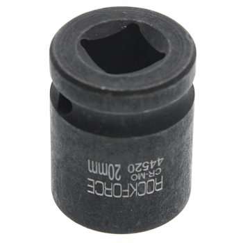 215 р. Головка торцевая 12 20мм ударная L=40мм ROCKFORCE ROCKFORCE rf-44520  с доставкой в г. Кемерово. Увеличить фотографию 2