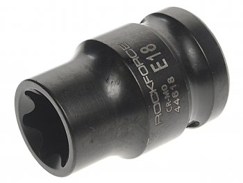 206 р. Головка торцевая 12 TORX E18 ударная ROCKFORCE ROCKFORCE rf-44618  с доставкой в г. Кемерово. Увеличить фотографию 1