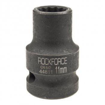 142 р. Головка торцевая 12 11мм 12-ти гранная ударная L=39мм ROCKFORCE ROCKFORCE rf-44811  с доставкой в г. Кемерово. Увеличить фотографию 1