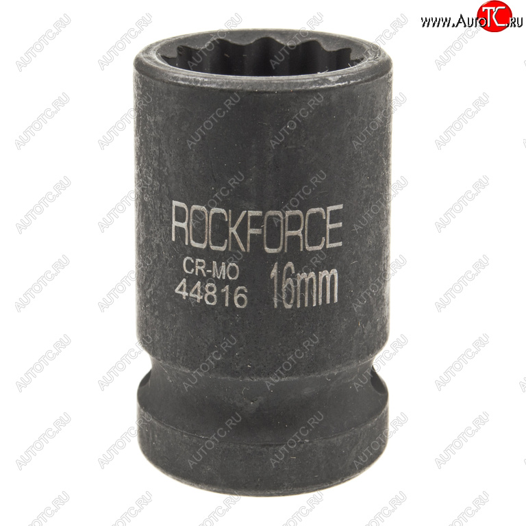 177 р. Головка торцевая 12 16мм 12-ти гранная ударная L=58мм ROCKFORCE ROCKFORCE rf-44816  с доставкой в г. Кемерово
