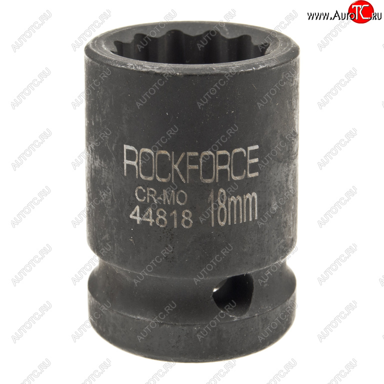195 р. Головка торцевая 12 18мм 12-ти гранная ударная L=58мм ROCKFORCE ROCKFORCE rf-44818  с доставкой в г. Кемерово