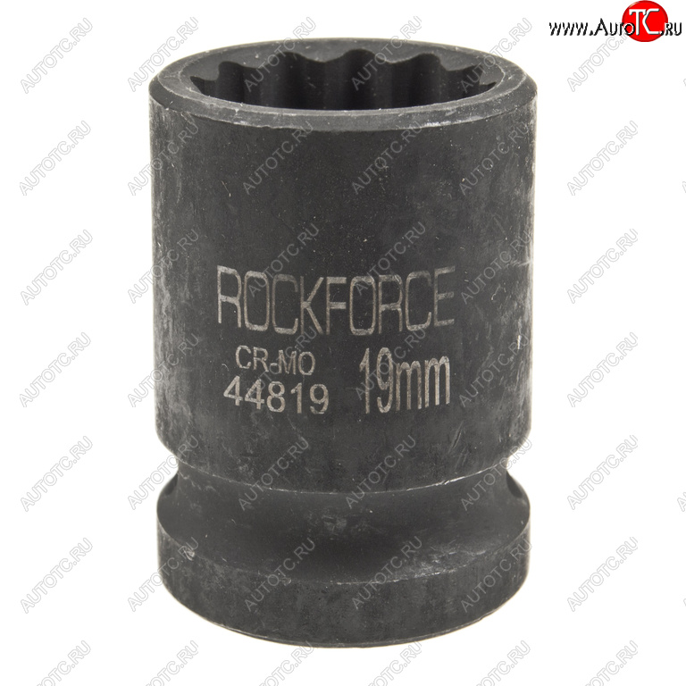 200 р. Головка торцевая 12 19мм 12-ти гранная ударная L=58мм ROCKFORCE ROCKFORCE rf-44819  с доставкой в г. Кемерово