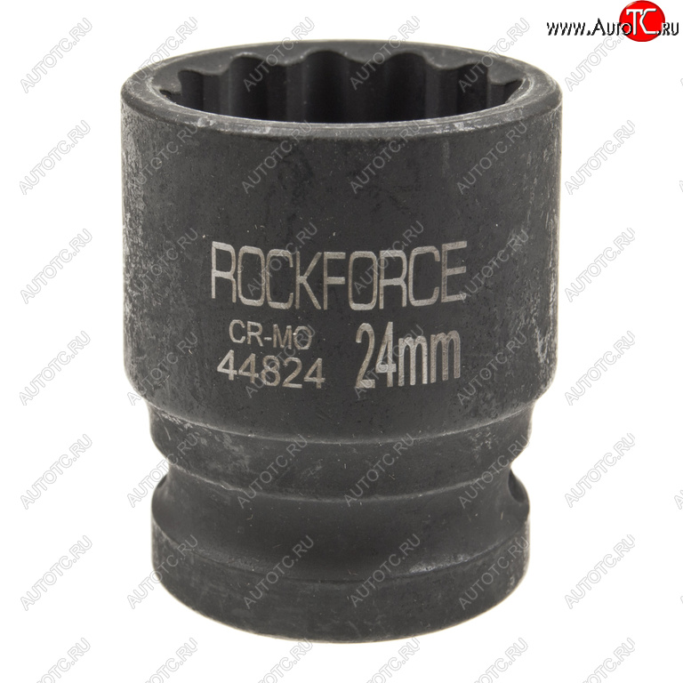 369 р. Головка торцевая 12 24мм 12-ти гранная ударная L=40мм ROCKFORCE ROCKFORCE rf-44824  с доставкой в г. Кемерово