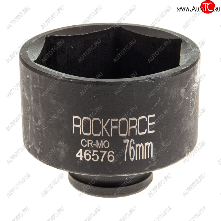 2 199 р. Головка торцевая 34 76мм ударная L=80мм ROCKFORCE ROCKFORCE rf-46576  с доставкой в г. Кемерово